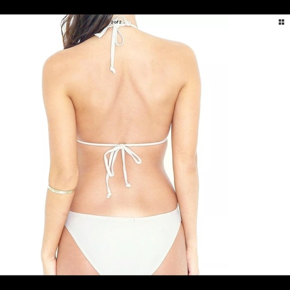 Sexy White one piece Swimsuit Size XXL fringe NEW - Picture 2 of 8